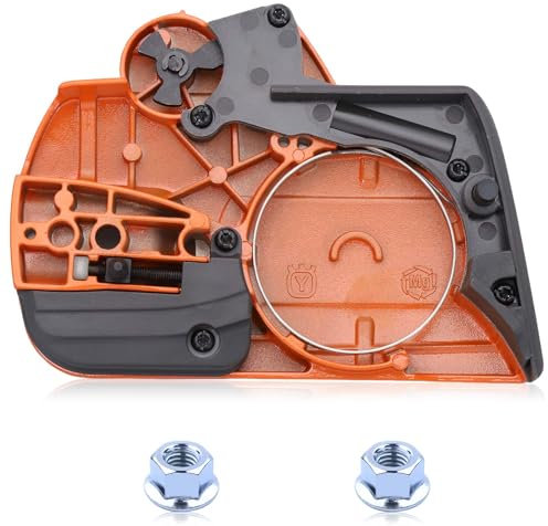 Hyceker Chain Brake Clutch Cover Assembly for Husqvarna 435 135 140 440 135E 140E Jonsered CS2240 CS 2240 S Redmax GZ381 Craftsman 358381800 Gas Chainsaws Brake Cover with Bar Nuts Replacement Parts