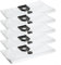 Lot de 5 sacs à poussière de rechange pour aspirateur Karcher 2.889-154.0, NT 30/1 30L, NT 30/1 Ap Te L, NT 30/1 Ap L, EU2613