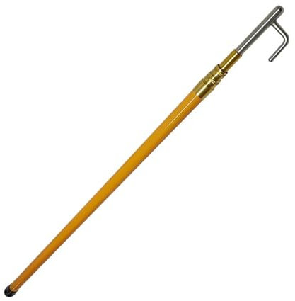 bootshaken Teleskop-Bootshakenstange - Verlängerungsstangenhakenköpfe Für Schiffe, Yachten 4 M 5 M 6 M 8 M Extra Lang - Leichte Dockstangen Zum Anlegen Von Booten Mit Edelstahlhaken(5m/16.4ft/197in)