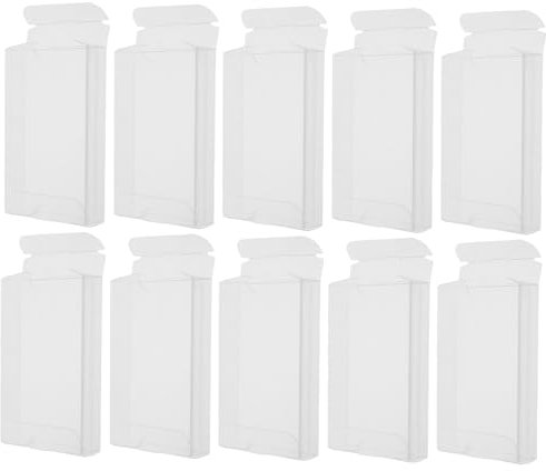 MAGICLULU 10 Stück Aufbewahrungsboxen Für Kassetten Aufbewahrungsbehälter Mit Deckel Kassettenhülle Aufbewahrung Für Musikkassetten Kassettenaufbewahrung Organizer Durchsichtige