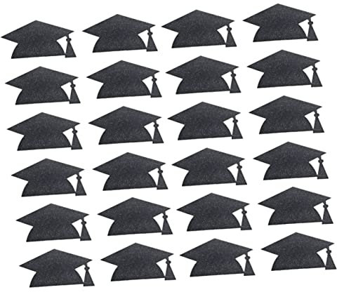 Garneck Stück Bachelor Hut Aufkleber Aufkleber Dekorationen Für Abschlusskappe Grad Cap Decor Grad Caps Dekoration Dekorationen Für Grad Cap Sticker Selbstklebend Abschluss