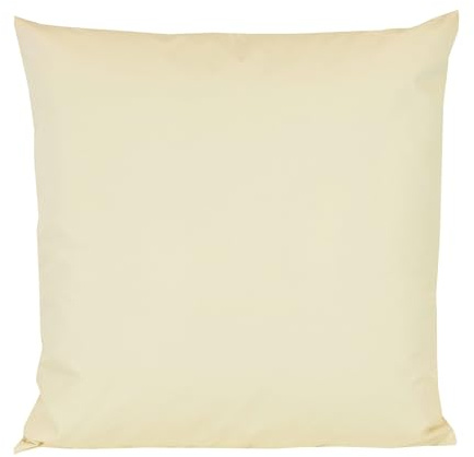 JACK 40x40cm Outdoor Lounge Kissen Dekokissen inkl. XXL-Füllung Wasserabweisend Sitzkissen Garten Stuhl Lotus Effekt, Farbe:Beige