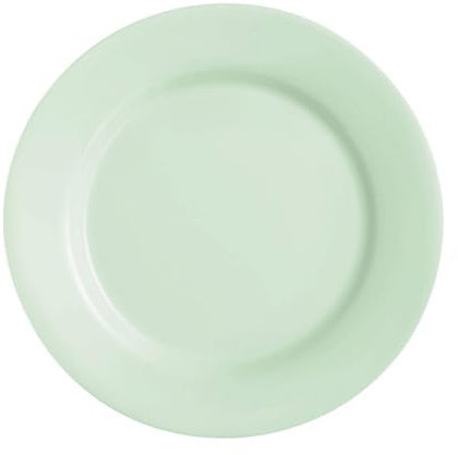 Luminarc Plumi Paradise Ver Set 6 Platos Llanos Opal Apto Microondas Apto Frigorífico Apilable