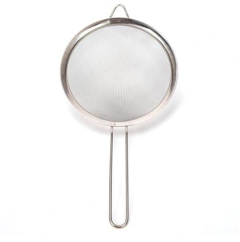 passoire inox Passoire à thé en acier inoxydable option 7/8/10/12/14/16/18/20/22 cm(18cm)