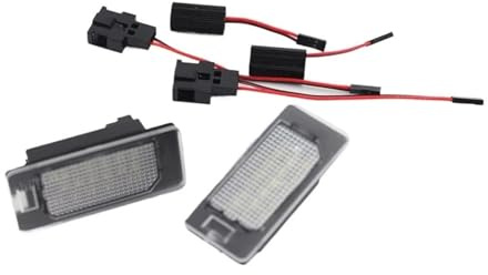 QGBKLZNZHP Number Plate Lamp For Panamera 970 4D 2010-2016 8TO943021 Error Free Number Plate Lamp LED License Light