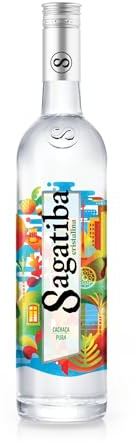 Sagatiba Cristalina Cachaca 70 cl, 38% ABV - Premium Brazilian Cachaca