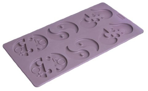 Lurch 85072 FlexiForm Valentin 15 x 30 cm, 12-Fach Beere