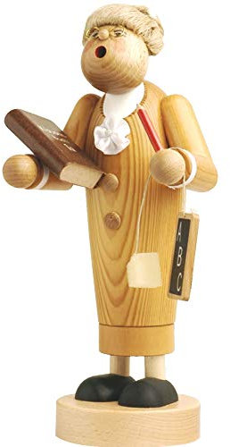 KWO Olbernhau 21709 Räuchermännchen Lehrerin, 26 cm