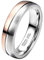 DOOSTI Partnerring/Trauring Bicolor Chirurgischer Edelstahl 316L - inkl. Gratis Gravur
