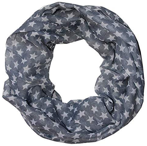 Accires Sterne Damen Loop Schal BN16 (grau)