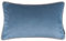 McAlister Textiles Matter Samt | Kissenbezug für Sofakissen in Hellblau | 60 x 40cm | erhältlich in 25 Farben | griffester Samt edel paspeliert | Kissenhülle für Samtkissen