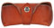 ZLYC Unisex handgefertigtes hartes Leder Kollektion Brillenetui Sonnenbrillenetui, 18,8 x 8,6 x 5,6 cm, Braun