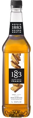 1883 Lebkuchen Sirup | Qualität aus Frankreich | 1 Liter | PET-Flasche | Vegan