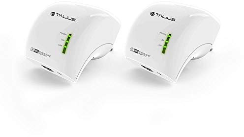 Talius PLC-1200KIT 1200 Mbit/s Ethernet Weiß 2 – Powerline Netzwerk-Adapter (1200 Mbit/s, IEEE 802.3, IEEE 802.3ab, Typ, F, Gigabit Ethernet, 10/100/1000 Mbps, HomePlug AV2)