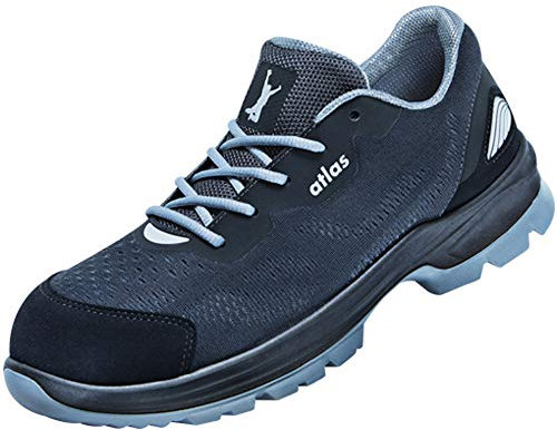 Atlas Flash 1300 | ESD - S1 - W.10 - Gr.36 Sicherheits-Halbschuh (36 EU, Schwarz)