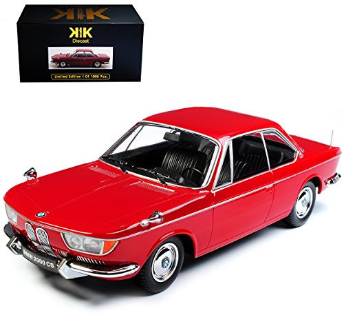 B*M*W 2000 CS 120 Coupe Dunkel Rot 1962-1972 1/18 KK-Scale Modell Auto