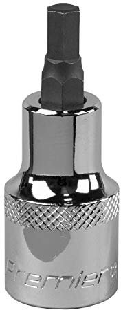 Sealey 6mm 1/2Sq Drive Hex Socket Bit - SBH018