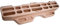 eGUrre Hangboard Fingerboard Klettertraining Deabru, Klettergriffe aus Holz, Trainingsbrett