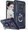 LeYi Coque pour Samsung Galaxy S9, 360° Support Rotatif Militaire Anti-Chute Renforcée Bumper Antichoc TPU Souple et PC Rigide Protection Etui pour Samsung S9 Bleu