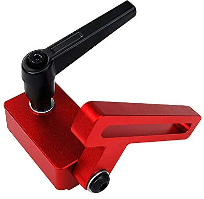 Backing Connector, Miter Track Stop, Woodworking Chute, T-Slot Miter Track Stop, Woodworking Guide Rail, Chute Stopper, T-Slot T-Tracks Limiter, for T-Nut T-Track Woodworking Manual Tools