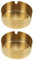 EXCEART 2Pcs Dekorative Goldene Aschenbecher Kleine Vintage Zigarette Butt Container Einfache Stil Aschenbecher für Home Küche Partei Goldene, GZWBF102308RHVE36C