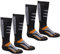 BestSale247 2 Paar Kinder-Damen Herren Skisocken Skistrumpf Funktionssocken Snowboard für Wintersport mit Spezial-Polsterung (2 Paar/Orange 27-30)