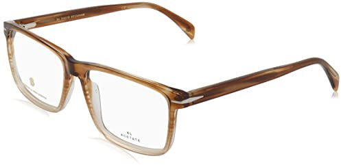 David Beckham Db 1020 2ZR/17 STR BW BGE Eyewear Men's Acetate, Standard, 58