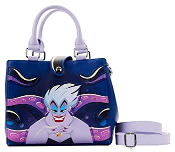 Loungefly The Little Mermaid Ursula Plotting Glow Umhängetasche, Mehrfarbig