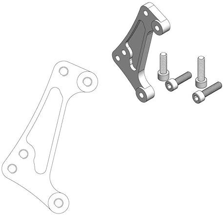 Moto Master Adapter Halterung für Supermoto Racing 300 mm