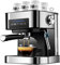 coffee machines Traditional Pump Espresso Machine, 20 Bar Italian Espresso Coffee Maker with Foaming Milk Wand, 1.5L Removable Water Tank for Latte Cappuccino Machiato