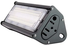 ENOVALITE LED Hallenleuchte 50W 5000K Neutralweiß 6000lm - Industrie Hallenstrahler für Werkstatt, Lager, Garage - 120lm/W IP65 IK10 ENEC – High Bay Industrielampe Hallenbeleuchtung