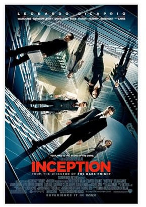 ZOLULA Inception Filmposter auf Leinwand, Schlafzimmer, Dekoration, Sport, Landschaft, Büro, Raumdekoration, Geschenk, ungerahmt, 20 x 30 cm