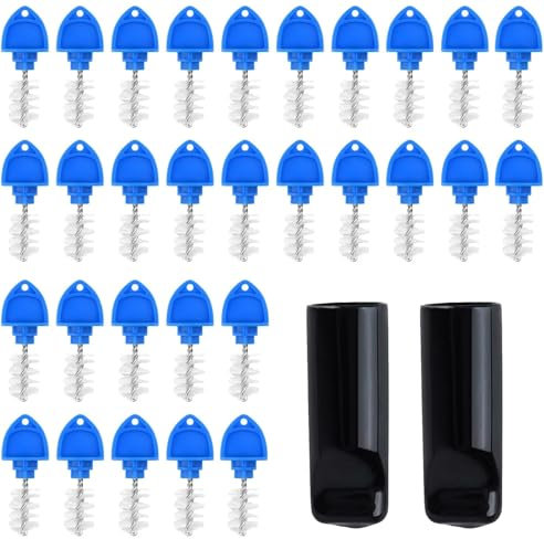 Cirwurie Cepillo para grifo de cerveza, paquete de 32 unidades, grifos de barril, cubierta de grifo de cerveza, cubierta de goma para limpieza de grifos sanitarios