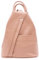 FrasiBags Zaino in Vera Pelle, Zainetto Donna, Zaino Donna Elegante, Zaini da Viaggio, Zaini in Pelle Made in Italy (Rosa Cipria)