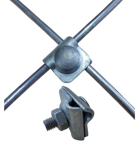 PAG Turbo GmbH - Multiklemme/Uniklemme MV Klemme Verbinder für Blitzschutz St/tZn feuerverzinkt für Rundleitung 8-10mm - Art. Nr. BS24