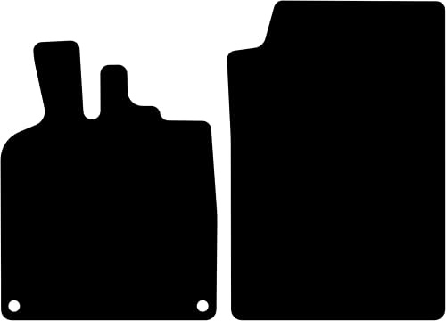 Kovvar Fußmatten passend für Smart Fortwo W451 2007-2014 Passend zur Ausführung: Cabrio/Coupé | Qualität: Basic