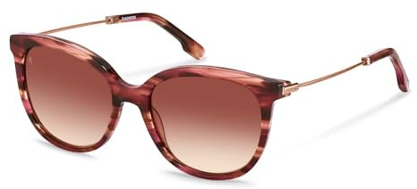 Rodenstock Unisex R3344 Sunglasses, C165 Rose Brown Structured, Rose Gold, 55