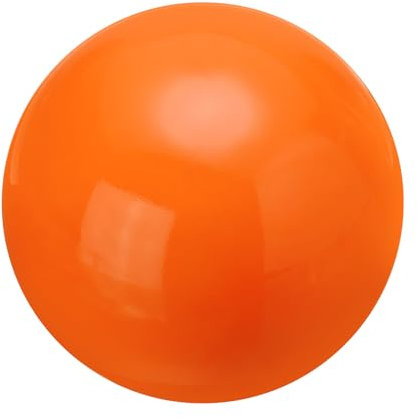 QUARKZMAN Glaskugel Dekor Ball 90mm Reflektierende Gartensphäre Polierte Hohlkugel, Nahtlose Edelstahl-Glaskugel, Glatter Spiegelglobus für Garten- und Wohnkultur, Orange