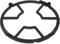 UKCOCO Stove Induction Wok Burner Compatible Cast Iron Wok Range Cooker Hob Accessory