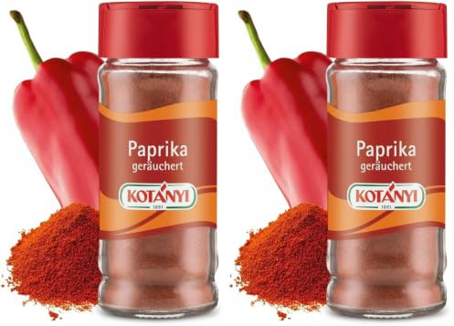 KOTÁNYI Paprika geräuchert, Glas 80 ml (Packung mit 2)