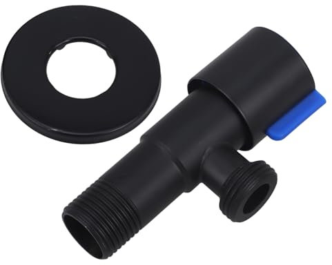 jojofuny Stainless Steel Toilet Angle Stop Valve Diverter Valve for Efficient Water Shut Off Leak Thread Design for Bathroom and Tankless Water Heater Installation