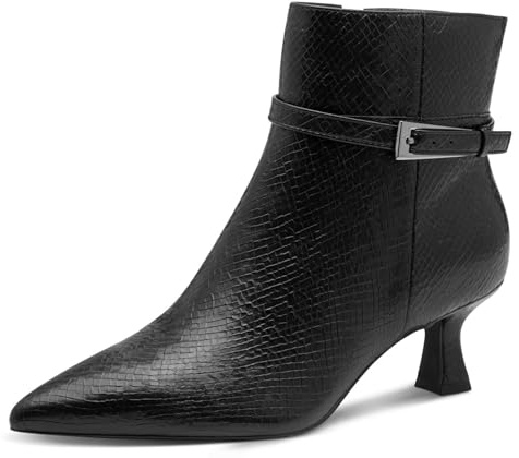 Marco Tozzi Damen 2-25327-45 Stiefelette, Black STR, 39 EU