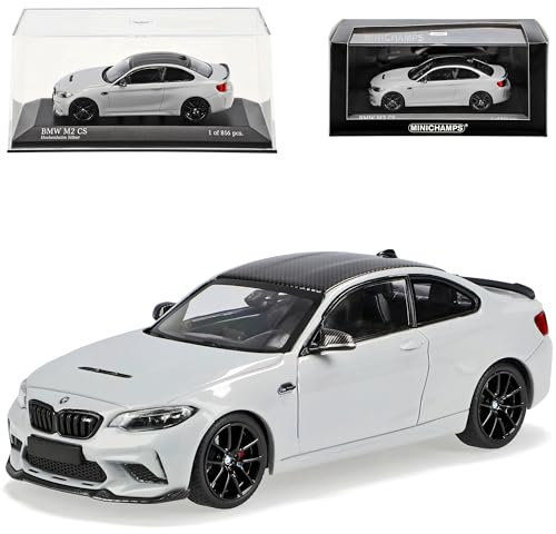 alles-meine.de GmbH B*M*W 2er F22 M2 CS Competition Coupe Hockenheim Silber mit Felgen in Schwarz Modell 2013-2021 Version Ab 2020 limitiert 1 von 816 Stück 1/43 Minichamps Model..