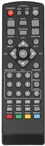 ALLIMITY Mandos a Distancia Compatible con Isnatch Energy-SISTEM GIGATV Receiver IS-100D HD3 TDT-HD3 HD250T TV20 GTV200A M470T