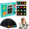 Farben Puzzle - Holz Steckspiel Mit Farbenerkennung - Formen Zuordnung und Logik Brettspiel Kognitives Lernspielzeug für Zuhause Vorschule sowie