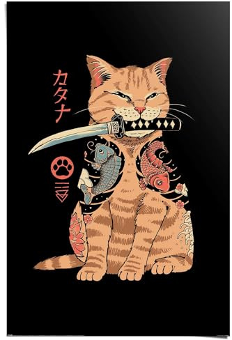 REINDERS Poster, Vincent Trinidad - catana, Hobbyraum, Bilderdruckpapier, 91,5x61cm