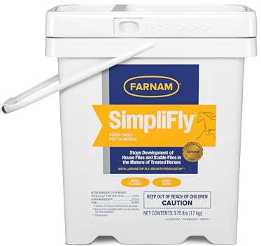 Farnam SimpliFly for Horses, Feed Through Fly Control for Horses, 3.75 lb