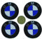 Felgendeckel-Aufkleber, Original-Produkt, BMW-Emblem, 70 mm, 4 Stück