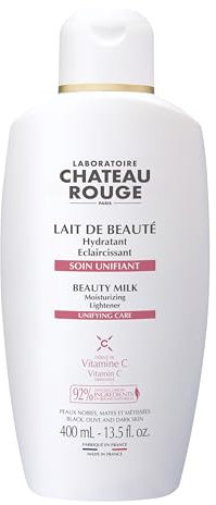 LABORATOIRE Rouge – Schönheitsmilch – vereinheitlicht – Vitamin C – helle und einheitliche Haut – Flasche 400 ml