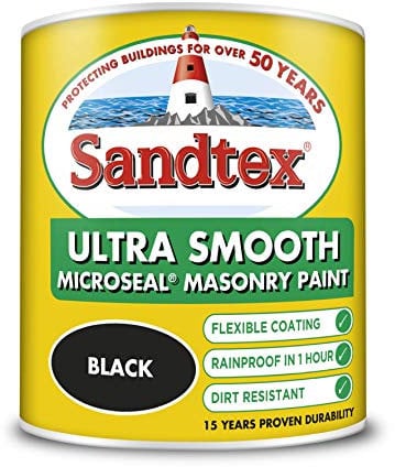 Sandtex Sandtex Microseal Smooth Masonry 1L Black